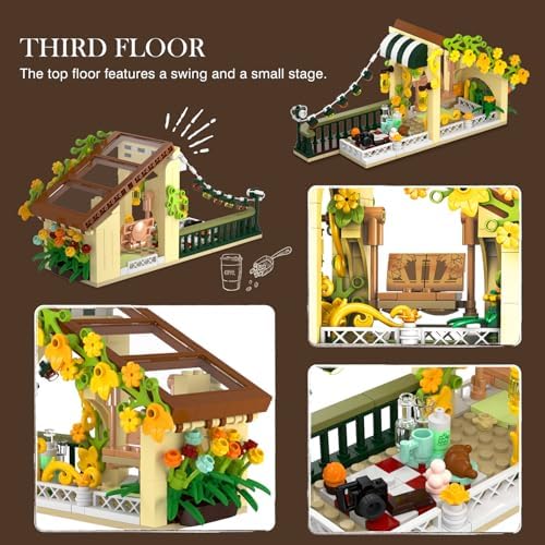 Insoon City Coffee House Building Set with Light