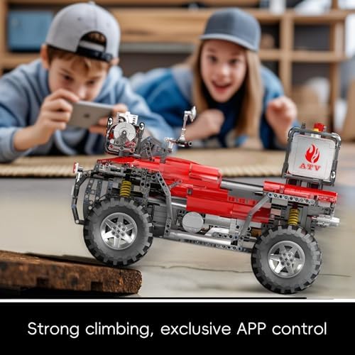 Mould King Fire Truck ATV Building Set 2100 Pcs
