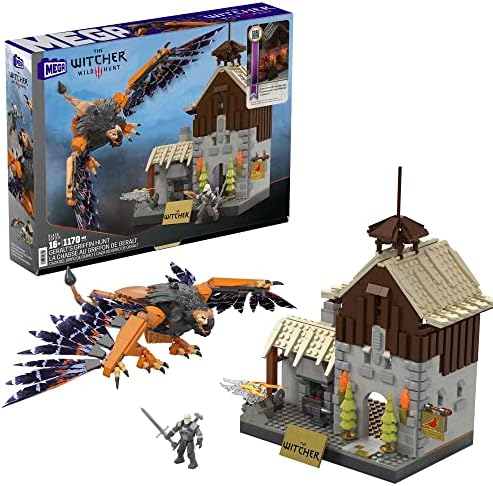 MEGA The Witcher Building Set with 1170 Pieces
