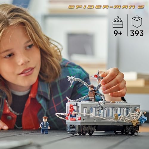 LEGO Marvel Spider-Man vs Doc Ock Subway Train Scene