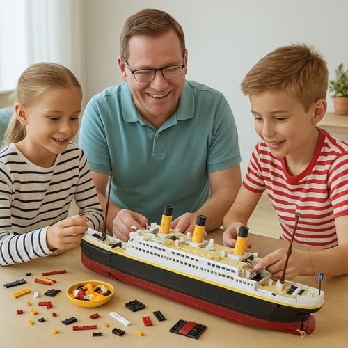 Liberty Imports Titanic Model Building Blocks Set