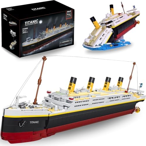 Liberty Imports Titanic Model Building Blocks Set