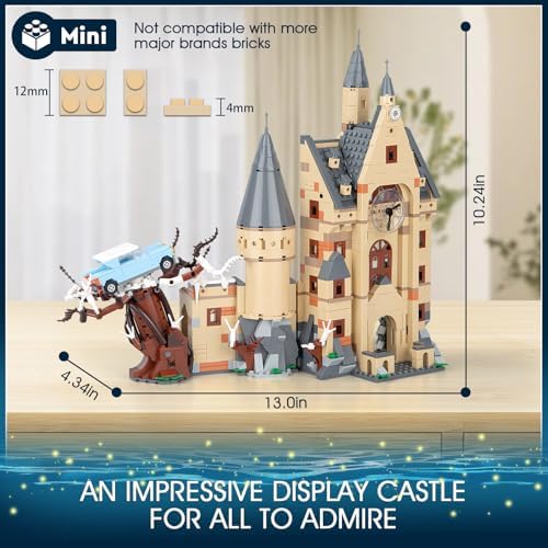 Magic Castle Clock Tower Building Set - 1305 Pieces