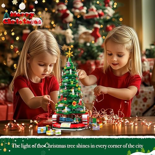 BLIFToi Christmas Tree Building Set Deep Green