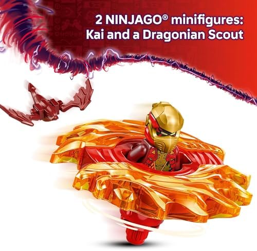 LEGO NINJAGO Kais Dragon Spinjitzu Spinner 71823