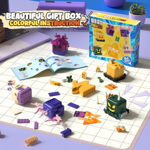 Treasure Fruits Building Blocks Toy Set for Kids 8-12