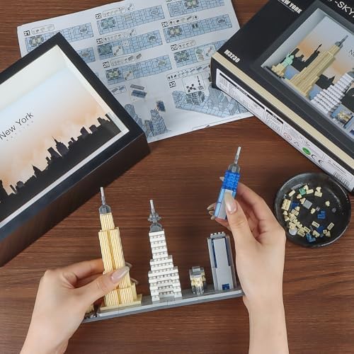 New York City Skyline Micro Block Building Set 759PCS