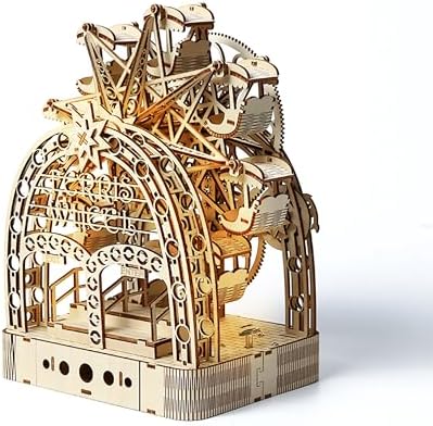 Seveat Mechanical 3D Wooden Ferris Wheel Puzzle