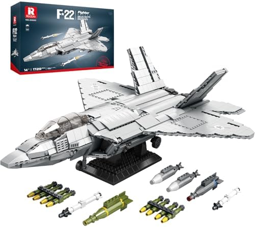 F-22 Fighter Jet Building Set for Adults 1729 PCS