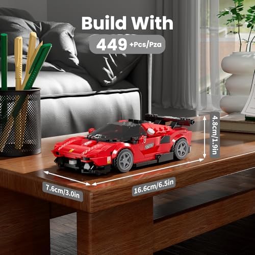 Mould King Speed Champion P80C Racing Car Kit 449 PCS