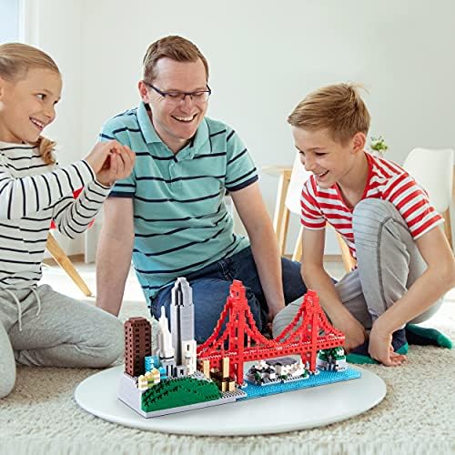 Dolblock Micro Building Blocks Golden Gate Bridge Set 1610 Pieces