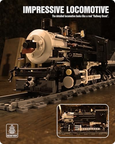 Nifeliz CN5700 Steam Train Building Kit for Train Lovers