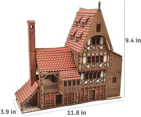 Guild Hall - DIY Wooden House Building Kit for Teens and Adults
