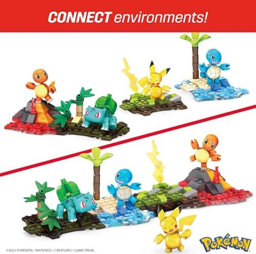 MEGA Pokmon Building Set Kanto Region Team 130 Pieces
