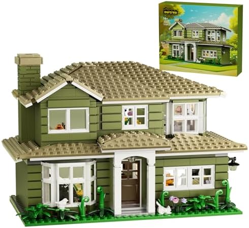 Modern House Building Set for Fans and Adults 1176 PCS