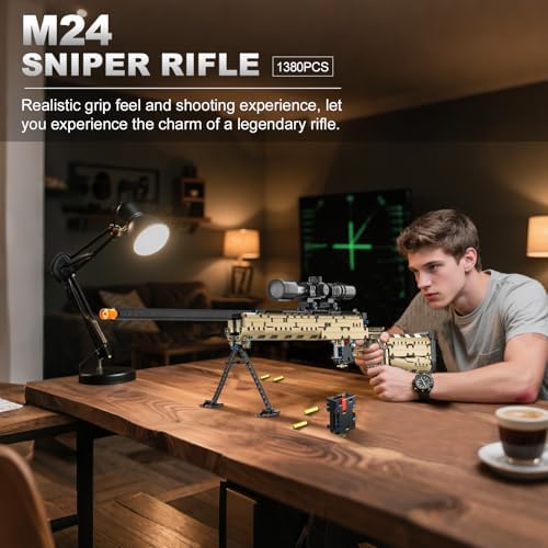 CASEIER M24 Building Blocks Gun Set 1380 PCS