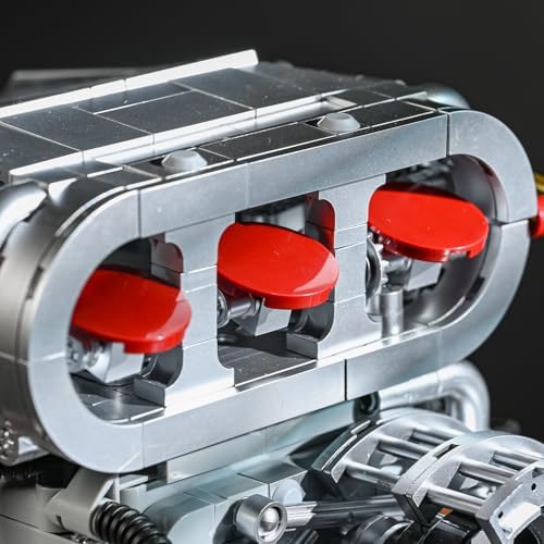 UNCLE BRICK V8 Engine Building Block Set 2347PCS Collectible