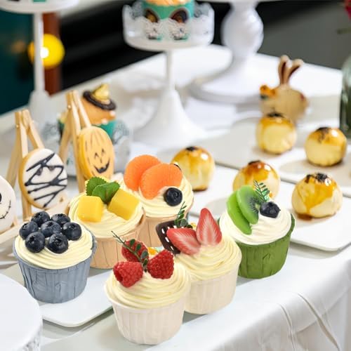 Hagao Fake Cupcakes for Kitchen Decoration Set of 6