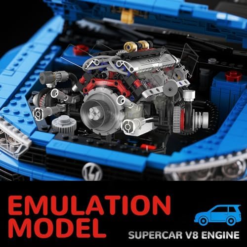 V8 Engine Building Set with APP Control
