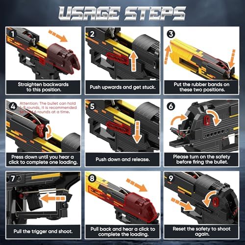 Golden Desert Eagle Building Blocks Gun Set 700 PCS