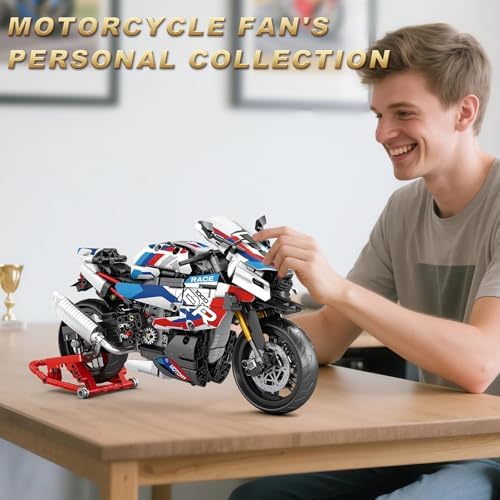 Loyratche Motorcycle Building Blocks Set 949 Pieces