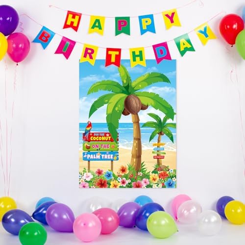 Faccito tropical party game with 24 pcs stickers