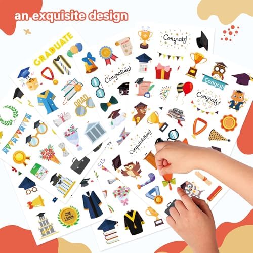 476pcs Sakaipa Graduation Stickers Classroom Party Supplies