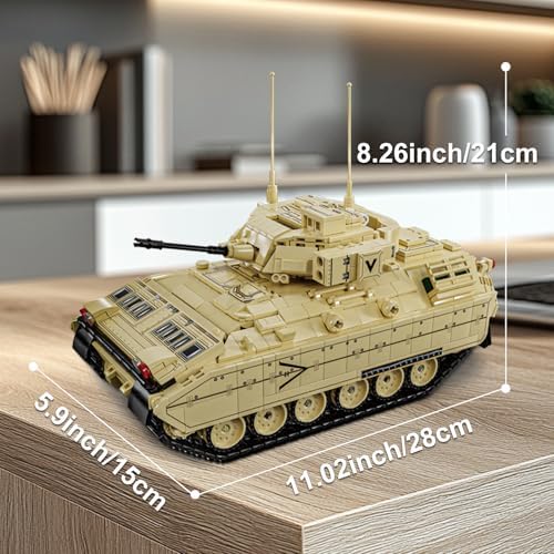 Brihappen M2 Tanks Building Set 1862 Pieces