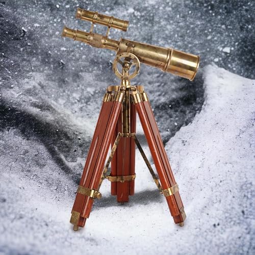 Kelvin Huges 1915 Brass Telescope with Tripod Stand