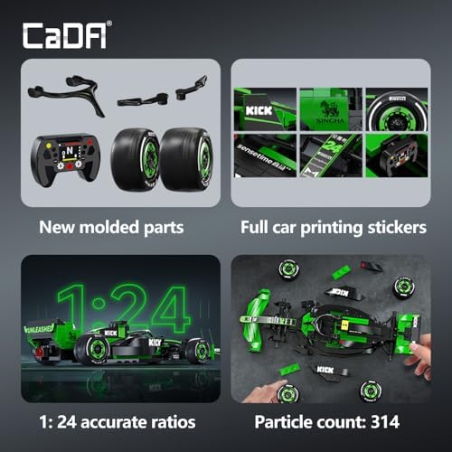 CaDA C55032W Kick Sauber F1 124 Racing Car Kit