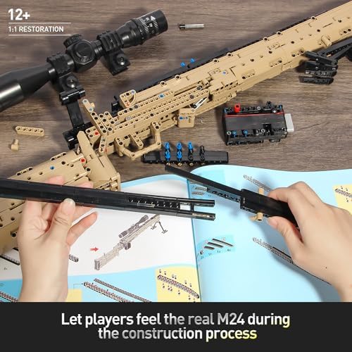 Fluorspar Blaster M24 Building Block Gun 11 Scale
