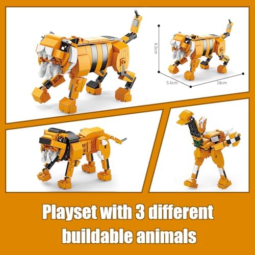 HIGH GODO Creator 3 in 1 Animals Building Set
