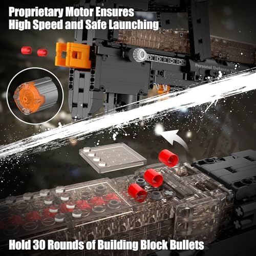 Mould King P90 Submachine Building Set for Adults 1589 PCS