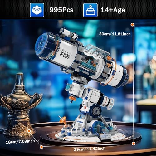 NUTCRACKER Space Telescope Building Set for Adults
