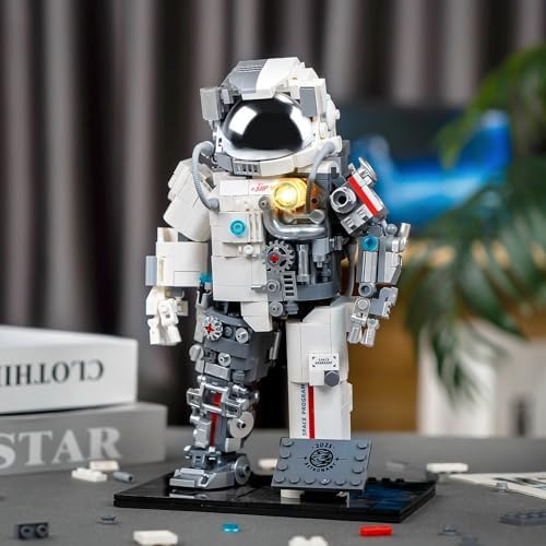 HSANHE Space Astronaut Building Set with LED Light