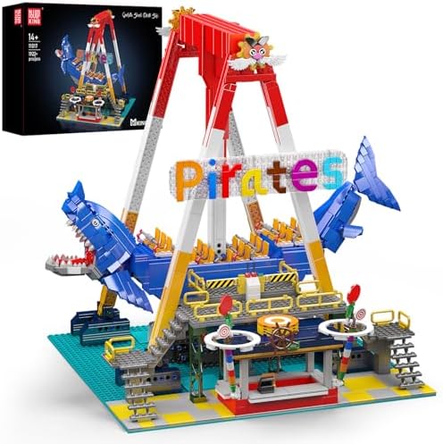 Mould King Pirate Ship Building Set with Motor