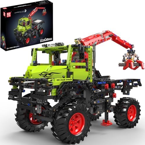 Mould King Offroad Crane Truck Building Blocks Set