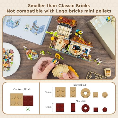 Honey Workshop Mini Building Set 1242 Pieces