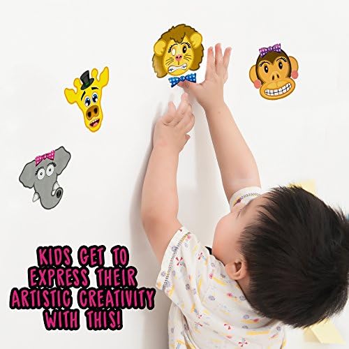 24 Animal Sticker Sheets for Kids - Zoo and Safari Theme