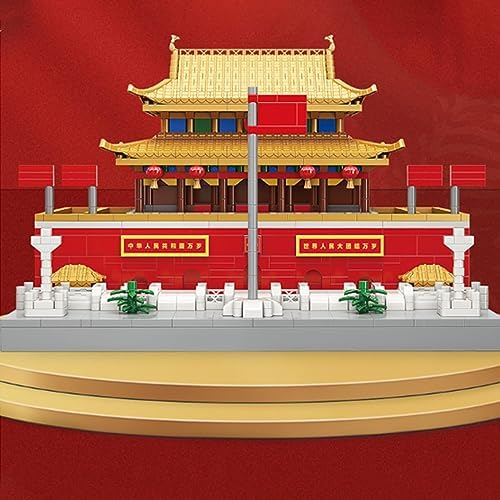 JOMIOD Tiananmen Building Blocks Set 4923 Piece Micro Architecture Model