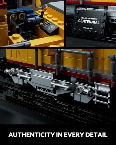 Nifeliz DDA40X Diesel Locomotive Building Set
