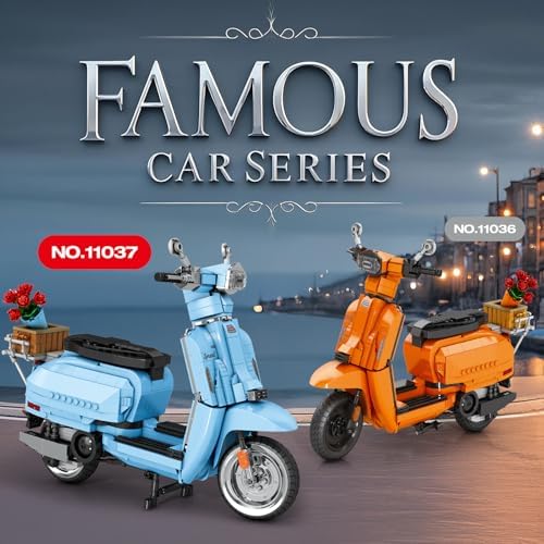 Reobrix V200 Blue Motorcycle Building Set