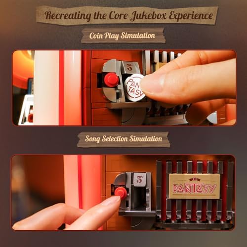 Retro Jukebox Building Kit with Coin Sound Function
