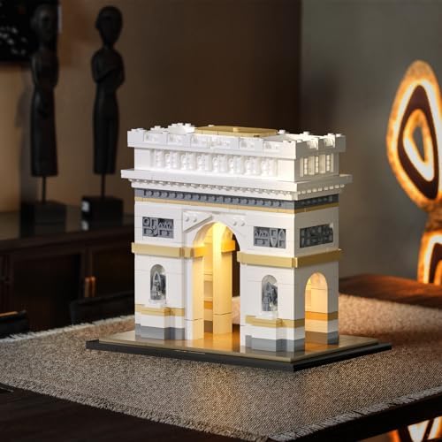 itshWOee Architecture Arc de Triomphe Building Set