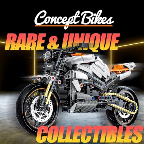 18 Motorcycle Building Set for Adults 579PCS