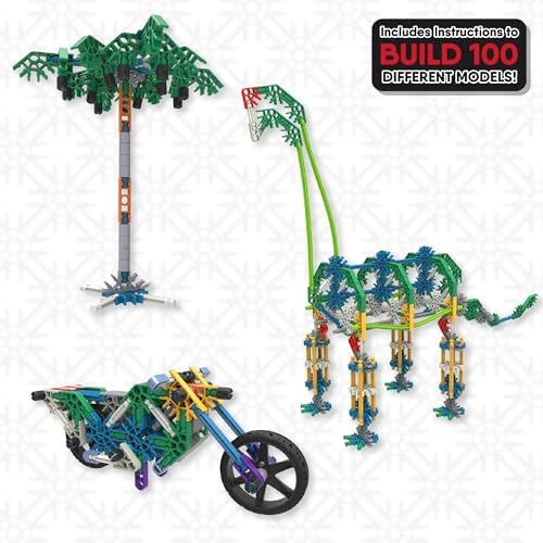 KNEX 100 Model Building Set 863 Pieces STEM Toy