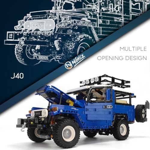 Nifeliz Off-Road Pickup Land Cruiser 112 Scale Building Set