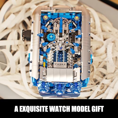 TYCOLE Technic Mechanical Watch Building Set for Adults and Boys 8