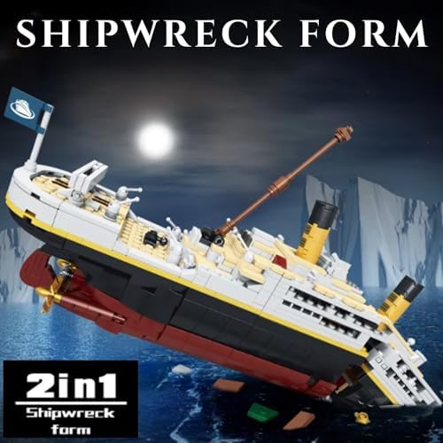 Liberty Imports Titanic Model Building Blocks Set