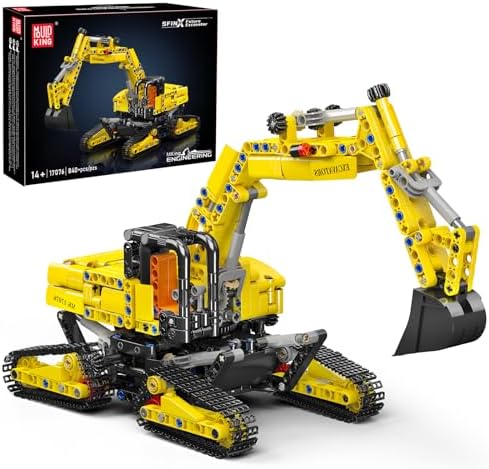 Mould King 17076 Excavator Building Set 840 Pieces